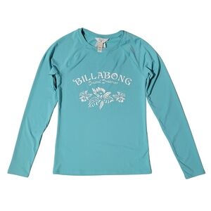 New Billabong Blue Longsleeve Rashguard Size Medium